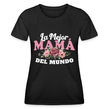 Das beste Muttertagsgeschenk der Welt - Frauen Funktions-T-Shirt - Schwarz - Vorne - AI Model Female 172 light (172cm)