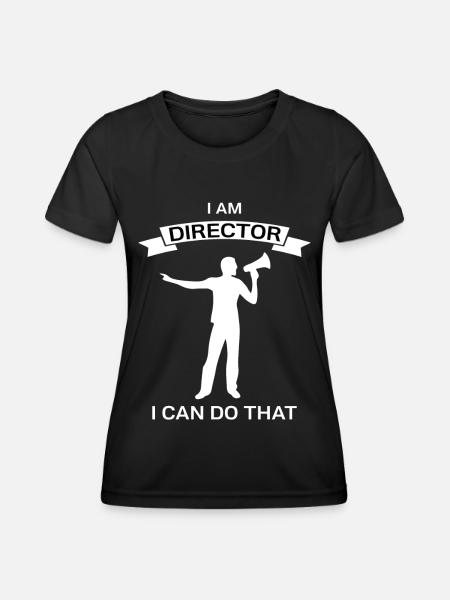 Director Director - Women's Functional T-Shirt - black