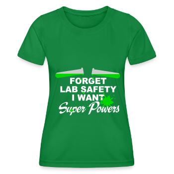 chimie - T-shirt sport Femme - vert - Devant - AI Model Female 172 dark (172cm)