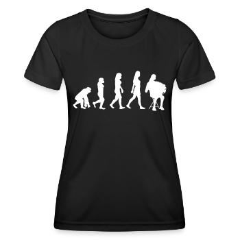 Accordéon femme accordéon - T-shirt sport Femme - noir - Devant - AI Model Female 172 light (172cm)
