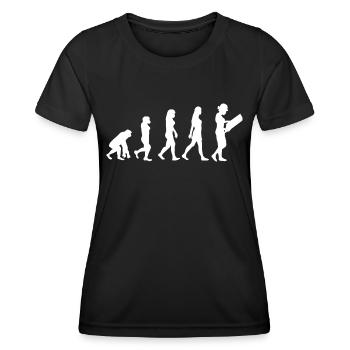 Ingénieur - T-shirt sport Femme - noir - Devant - AI Model Female 172 light (172cm)
