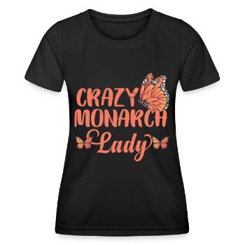 Monarch Women Butterfly Funny - Women's Functional T-Shirt - black - Front - AI Model Female 172 light (172cm)
