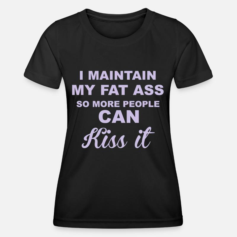Fat Ass - Women's Functional T-Shirt - black