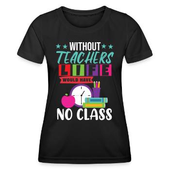 Teaching Class - Women's Functional T-Shirt - black - Front - AI Model Female 172 light (172cm)