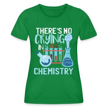 Funny Chemistry Teacher - Women's Functional T-Shirt - kelly green - Front - AI Model Female 172 dark (172cm)