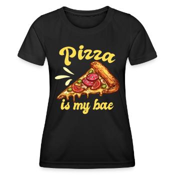 Pizza Love - Women's Functional T-Shirt - black - Front - AI Model Female 172 light (172cm)