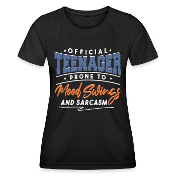 Lustiger Teen 13. Geburtstag Teen Teenager - Frauen Funktions-T-Shirt - Schwarz - Vorne - AI Model Female 172 light (172cm)