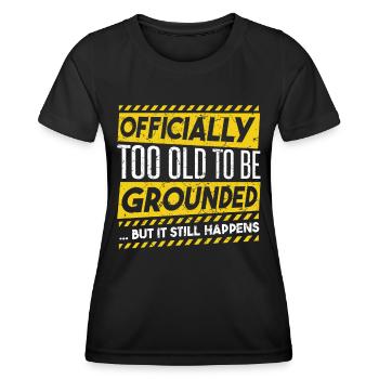 Official Teenager Funny - Women's Functional T-Shirt - black - Front - AI Model Female 172 light (172cm)