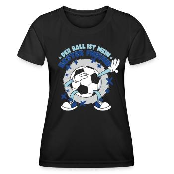 Fußball Dab Kinder Fußballspieler Sprüche - Frauen Funktions-T-Shirt - Schwarz - Vorne - AI Model Female 172 light (172cm)