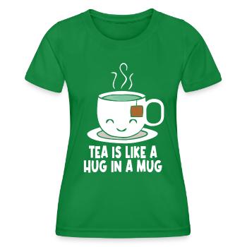 Kawaii Tee - Frauen Funktions-T-Shirt - Kelly Green - Vorne - AI Model Female 172 dark (172cm)