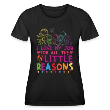 Cute Teaching School Classroom Daycare - Women's Functional T-Shirt - black - Front - AI Model Female 172 light (172cm)