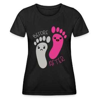 Podiatrist Chiropody Pedicure Podiatry Gifts - Women's Functional T-Shirt - black - Front - AI Model Female 172 light (172cm)