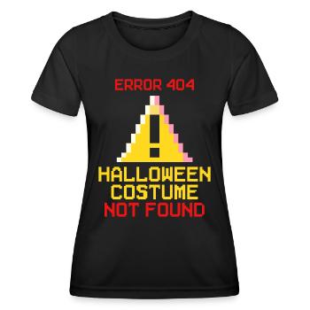 Halloween Costume Not Found - Women's Functional T-Shirt - black - Front - AI Model Female 172 light (172cm)