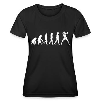 Boxe dames Boxe - T-shirt sport Femme - noir - Devant - AI Model Female 172 light (172cm)