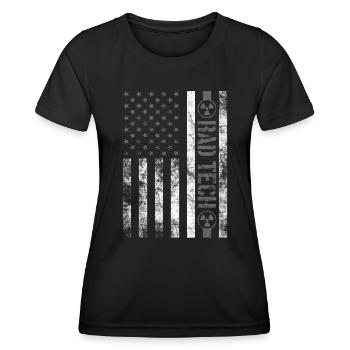 Abteilung Radiologie Radiologe Witz Röntgen - Frauen Funktions-T-Shirt - Schwarz - Vorne - AI Model Female 172 light (172cm)