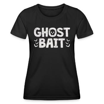 Geisterköder Paranormal Investigator Geisterjagd - Frauen Funktions-T-Shirt - Schwarz - Vorne - AI Model Female 172 light (172cm)
