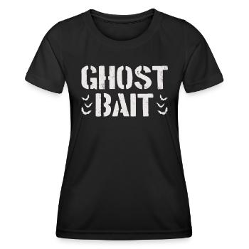Geisterköder Paranormal Investigator Geisterjagd - Frauen Funktions-T-Shirt - Schwarz - Vorne - AI Model Female 172 light (172cm)