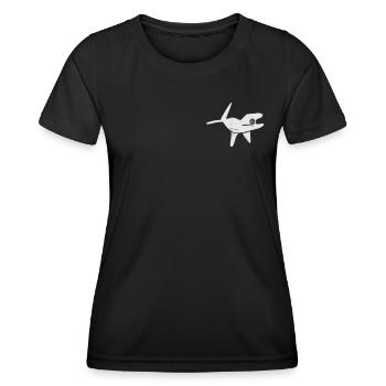 Nazca Lines | Ancient Astronaut Peru Geoglyphs - Women's Functional T-Shirt - black - Front - AI Model Female 172 light (172cm)