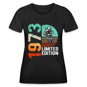 1973 Limited Edition Mountain Bike Bike Bike Bike - Women's Functional T-Shirt - black - Front - AI Model Female 172 light (172cm)