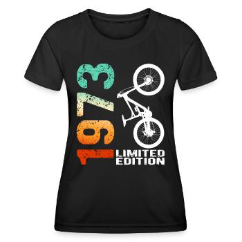 1973 Limited Edition Mountain Bike Bike Bike Bike - Women's Functional T-Shirt - black - Front - AI Model Female 172 light (172cm)