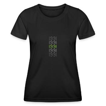 Style 1991 - Frauen Funktions-T-Shirt - Schwarz - Vorne - AI Model Female 172 light (172cm)