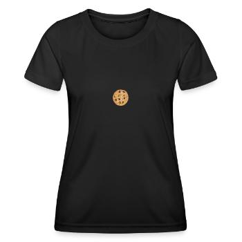 gâteau - T-shirt sport Femme - noir - Devant - AI Model Female 172 light (172cm)