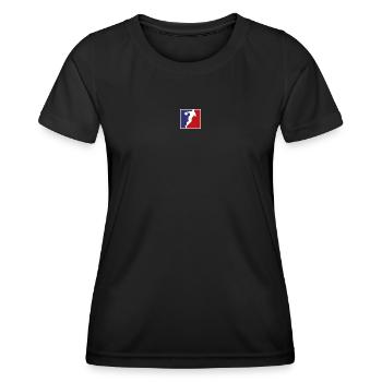 RUGBY RUGBY PLAYER - Women's Functional T-Shirt - black - Front - AI Model Female 172 light (172cm)