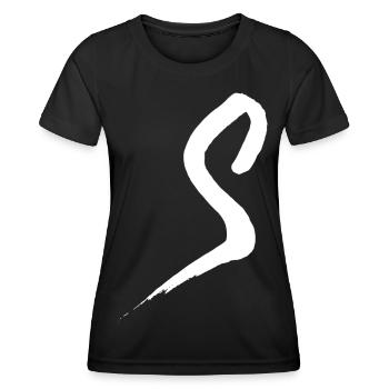 Trendy Cool Stylish S Letter - Women's Functional T-Shirt - black - Front - AI Model Female 172 light (172cm)