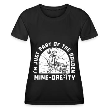 Gold Mining Gold Mine - Women's Functional T-Shirt - black - Front - AI Model Female 172 light (172cm)