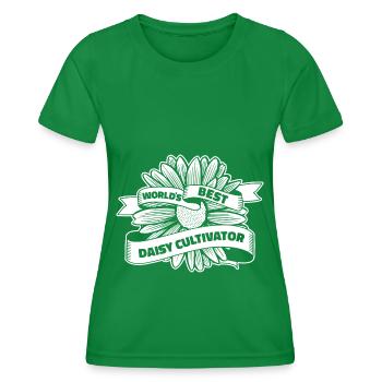 Hobbygärtner Garten Gärtner Gänseblume - Frauen Funktions-T-Shirt - Kelly Green - Vorne - AI Model Female 172 dark (172cm)