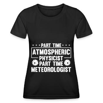 Physik Physiker - Frauen Funktions-T-Shirt - Schwarz - Vorne - AI Model Female 172 light (172cm)