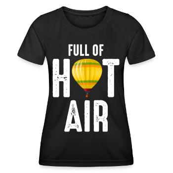 Montgolfière Montgolfière Montgolfière - T-shirt sport Femme - noir - Devant - AI Model Female 172 light (172cm)