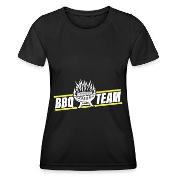 Barbecue Grill Bbq Team - Frauen Funktions-T-Shirt - Schwarz - Vorne - AI Model Female 172 light (172cm)