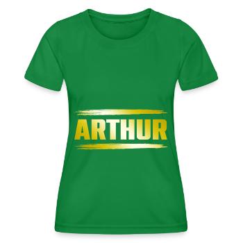 Arthur - T-shirt sport Femme - vert - Devant - AI Model Female 172 dark (172cm)