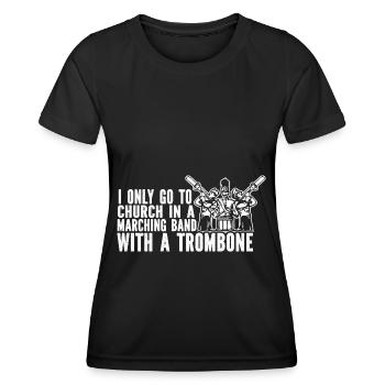 Trombone - Women's Functional T-Shirt - black - Front - AI Model Female 172 light (172cm)