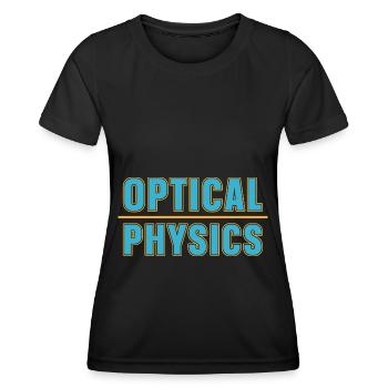 Physik Physiker - Frauen Funktions-T-Shirt - Schwarz - Vorne - AI Model Female 172 light (172cm)