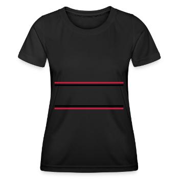 Line Symbol Stroke - Women's Functional T-Shirt - black - Front - AI Model Female 172 light (172cm)