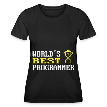 Programmer Coder Software Developer - Women's Functional T-Shirt - black - Front - AI Model Female 172 light (172cm)