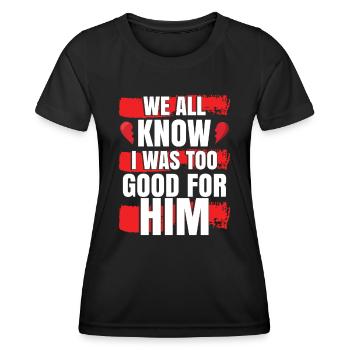 Divorce - Women's Functional T-Shirt - black - Front - AI Model Female 172 light (172cm)
