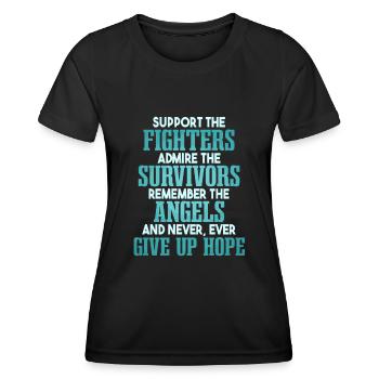 PTSD Awareness Month - Women's Functional T-Shirt - black - Front - AI Model Female 172 light (172cm)