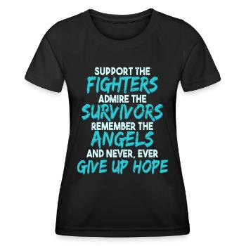 PTSD Awareness Month - Women's Functional T-Shirt - black - Front - AI Model Female 172 light (172cm)