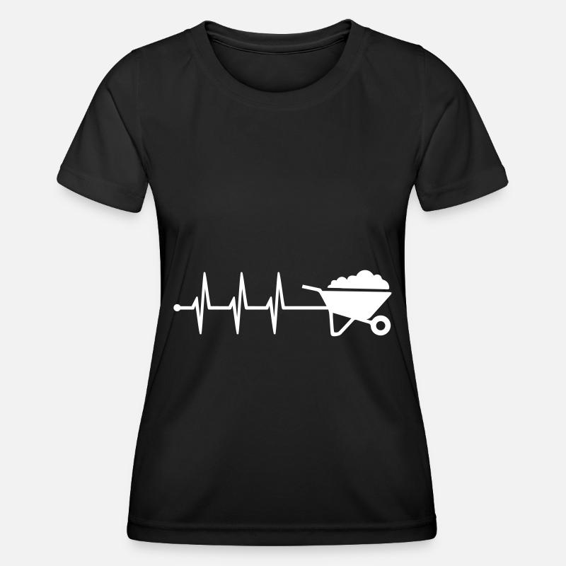 Wheelbarrow Pulse - Women's Functional T-Shirt - black