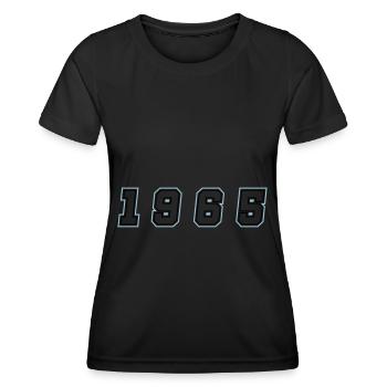 1965 Year Number - Women's Functional T-Shirt - black - Front - AI Model Female 172 light (172cm)
