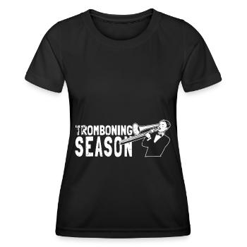 Trombone - Women's Functional T-Shirt - black - Front - AI Model Female 172 light (172cm)