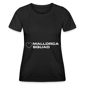 Mallorca Squad - Frauen Funktions-T-Shirt - Schwarz - Vorne - AI Model Female 172 light (172cm)