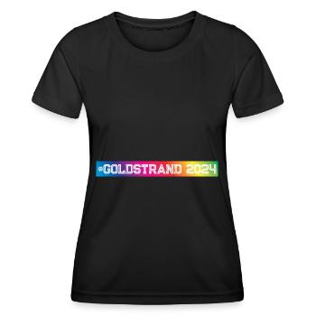 Golden Sands 2024 Colorful - Women's Functional T-Shirt - black - Front - AI Model Female 172 light (172cm)