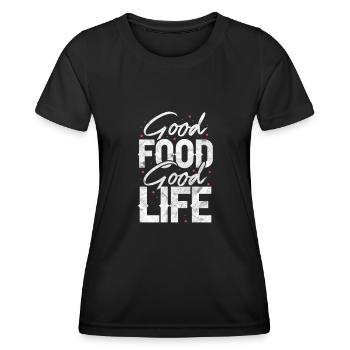 Cuisinier - T-shirt sport Femme - noir - Devant - AI Model Female 172 light (172cm)