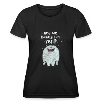 Yeti - Women's Functional T-Shirt - black - Front - AI Model Female 172 light (172cm)
