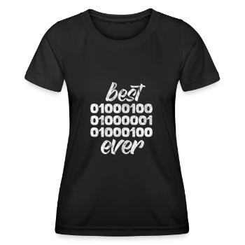 Binary Father - Women's Functional T-Shirt - black - Front - AI Model Female 172 light (172cm)