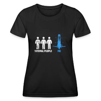 Diver - Women's Functional T-Shirt - black - Front - AI Model Female 172 light (172cm)
